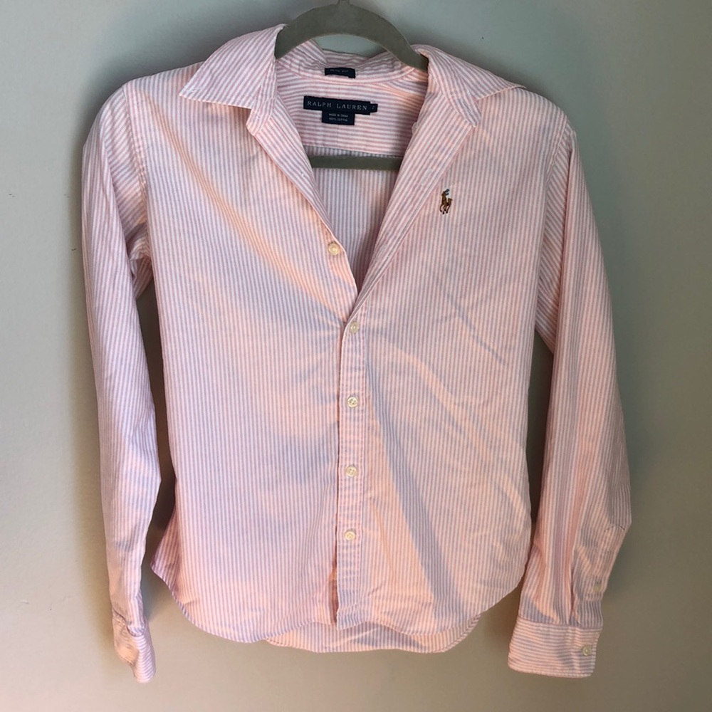 Ralph Lauren slim fit button down shirt.